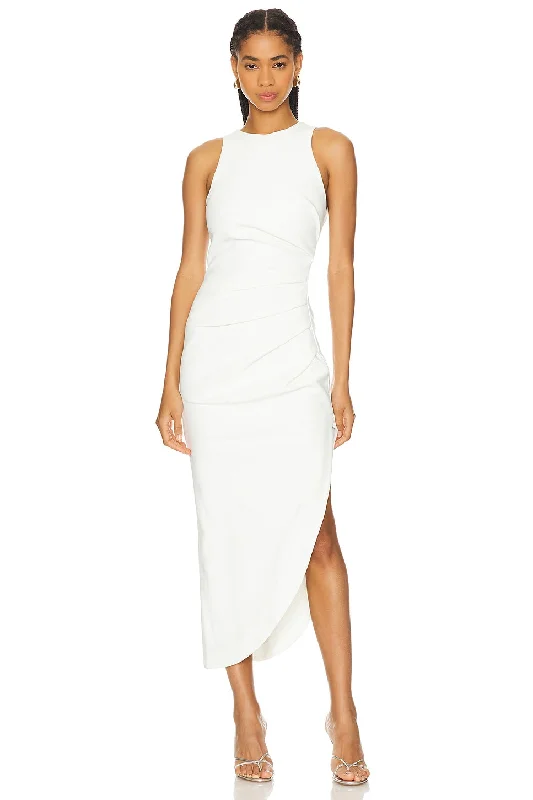 Misha Ida Midi Dress - Ivory High-end midi dresses