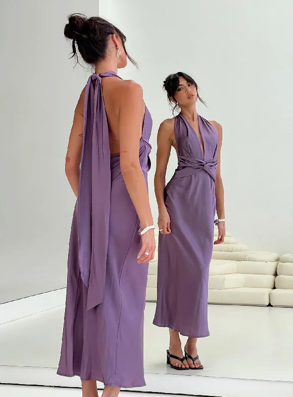 Acesa Maxi Dress Mauve Cotton maxi dresses