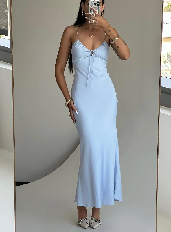 Emily Maxi Dress Blue Flowy maxi dresses