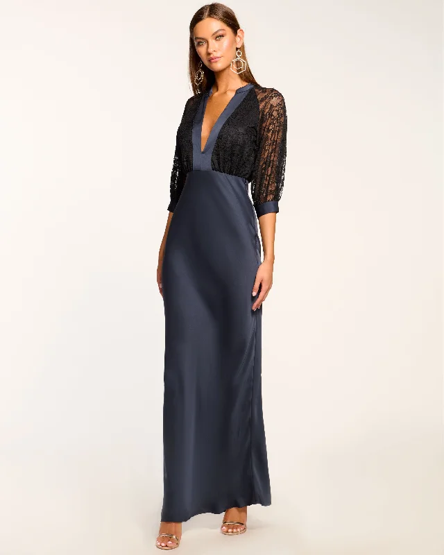 Marceline Lace Short Sleeve Maxi Dress Revolve maxi dresses