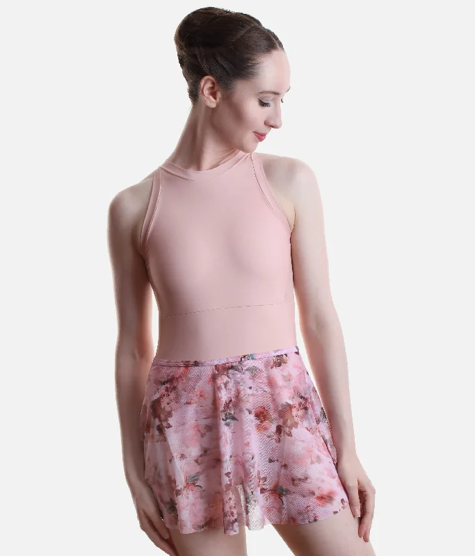 Pull On Dance Skirt, Floral Print - 0241 Breathable unclassified skirts