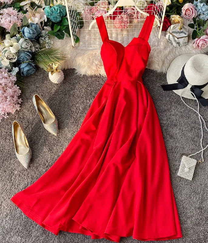 A line backless dress women's dress  1225 Engagement unclassified dresses