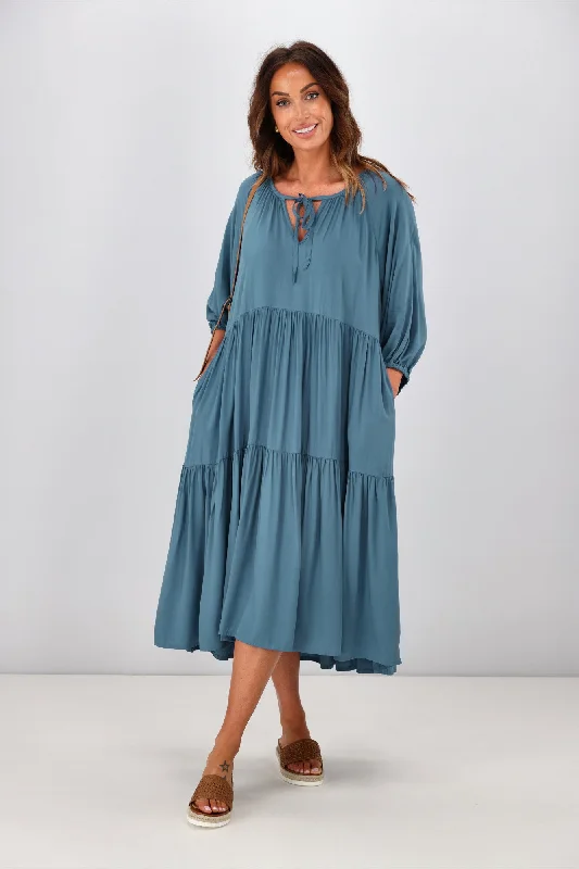 Bee Maddison Jackson Dress Blue A-line unclassified dresses