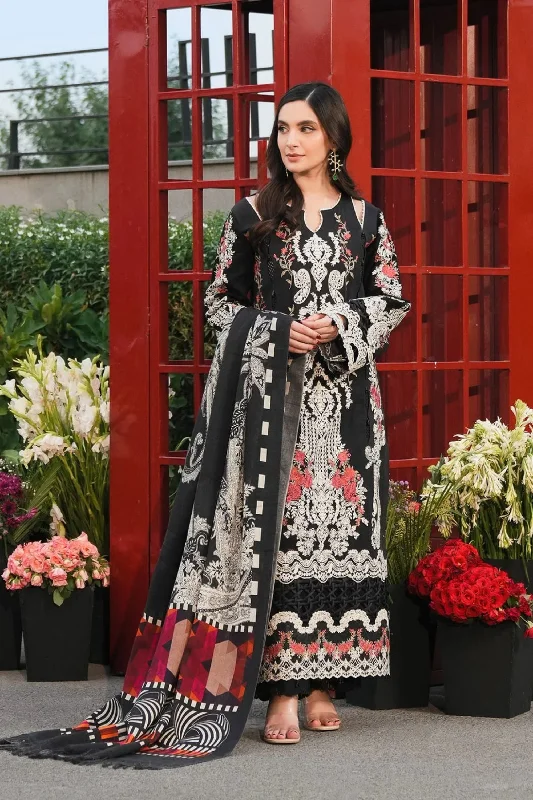 Black Khadar Salwar Kameez Floral unclassified dresses