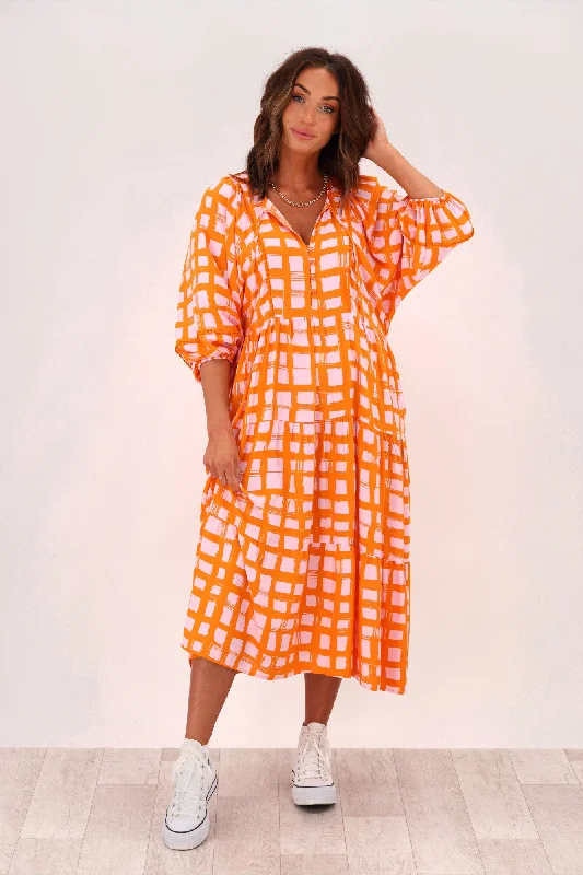 Boho Australia Eloise Dress Orange Graduation unclassified dresses