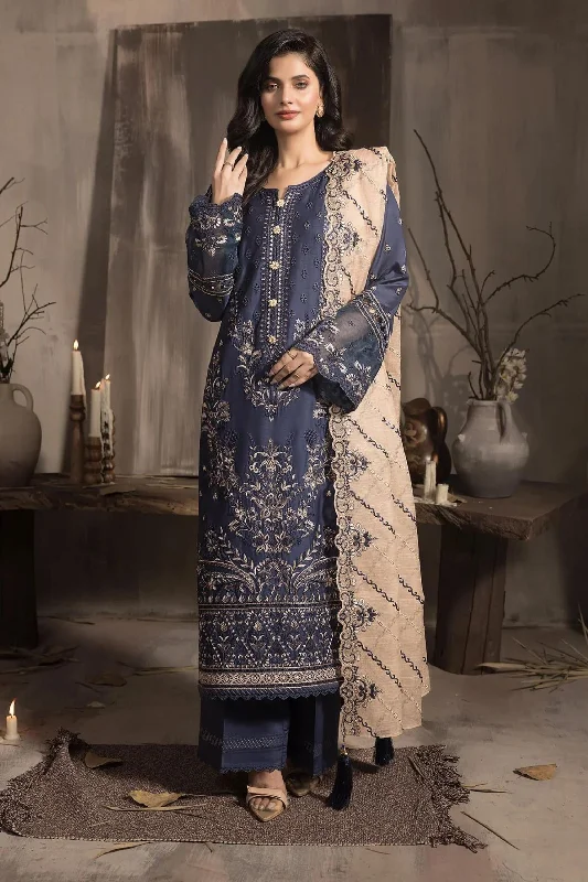 Dark Blue Viscose Pakistani Suit Winter unclassified dresses