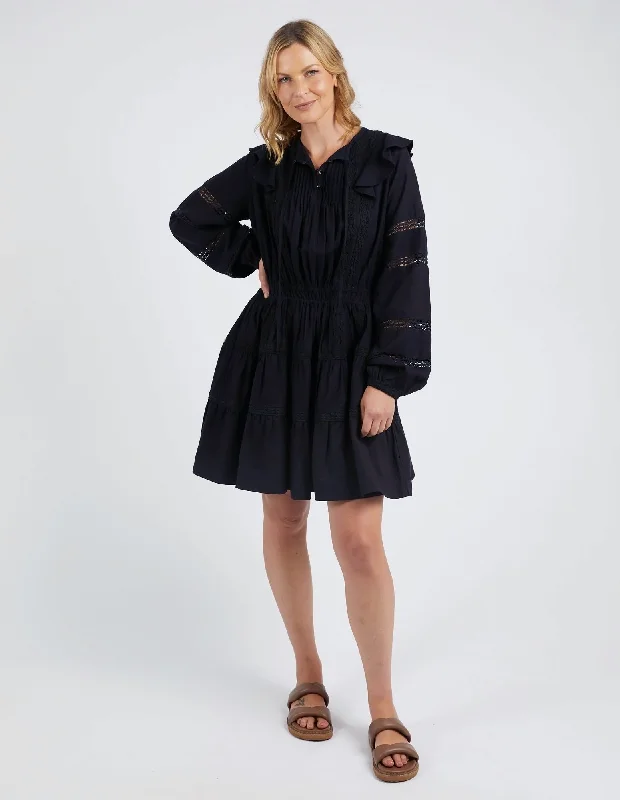 Elm Bonnie Dress Black Long unclassified dresses