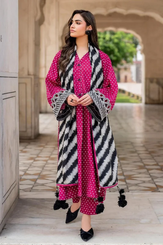 Fancy Hot Pink 3pc Viscose Suit Lightweight unclassified dresses