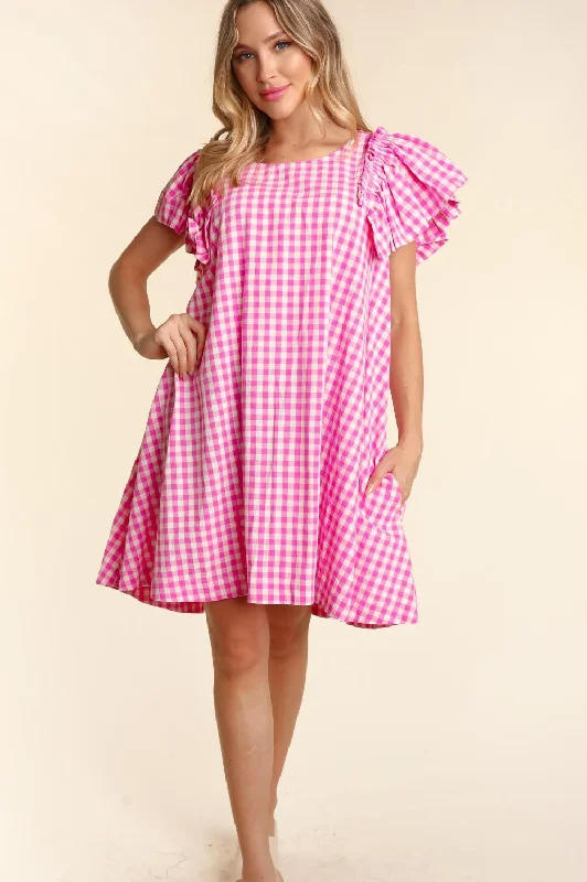 Flutter Gingham Dress Corset unclassified dresses