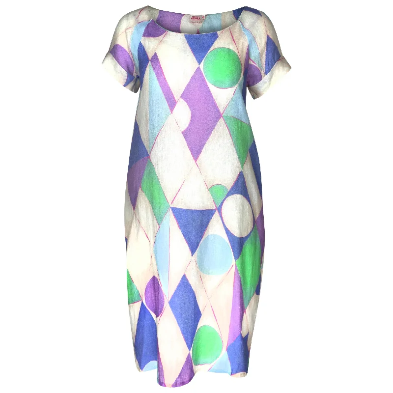 Karen Cocoon Geometric Dress Beaded unclassified dresses