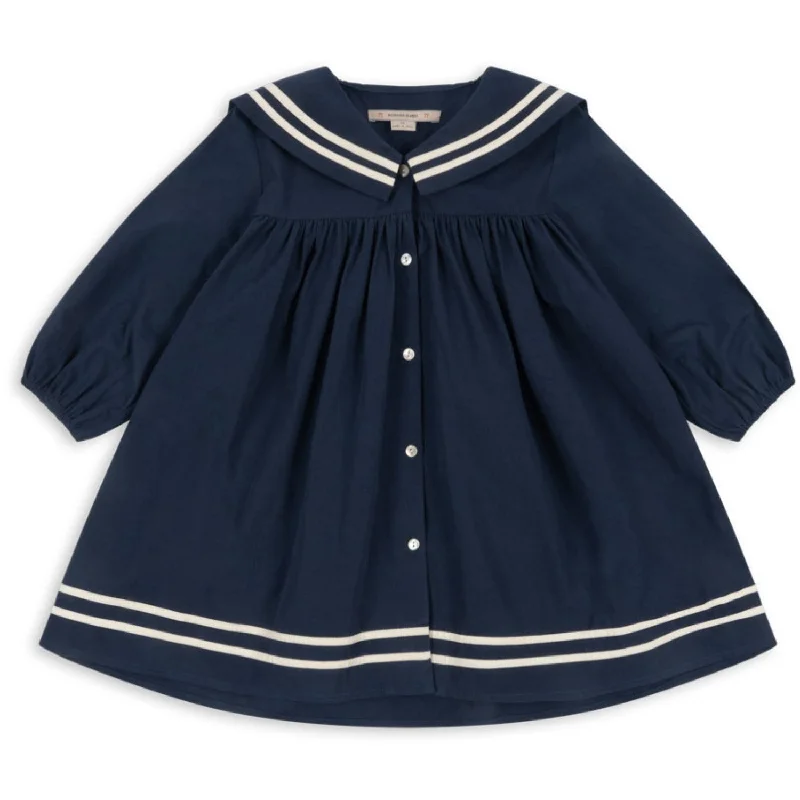 Konges Sløjd Navy Blazer Sailor Dress Gots Polka dot unclassified dresses