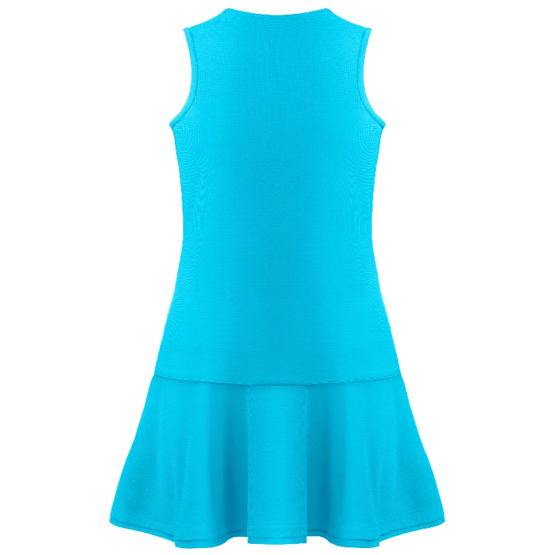 Ladies Poivre Blanc Dress (Lagoon Blue) Backless unclassified dresses