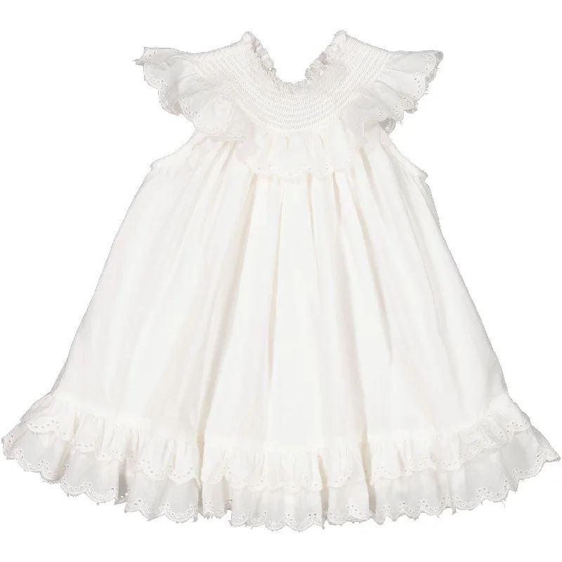 MarMar Broderie Anglaise Cloud Druse Frill Dress Beach unclassified dresses