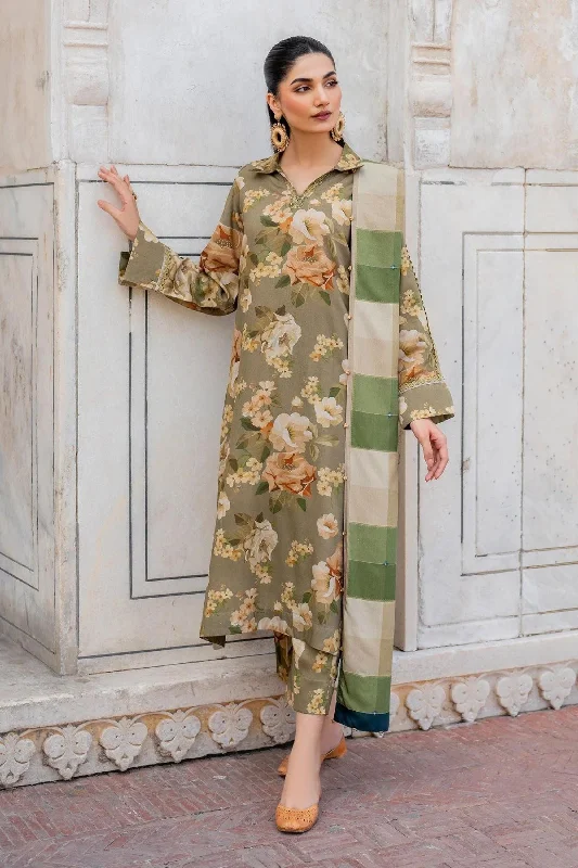 Pakistani Floral Printed Viscose Suit Hot new arrivals in floral dresses