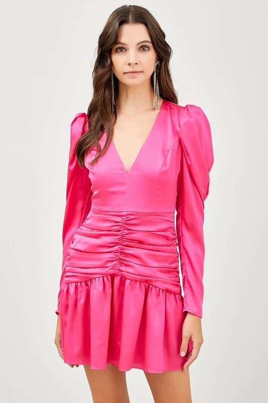 Paris Pink Lindsay Ruffle Dress Discounted unclassified dresses