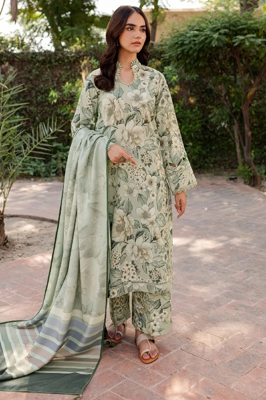 Pistachio Floral Printed Khadar Suit Revolve floral dresses