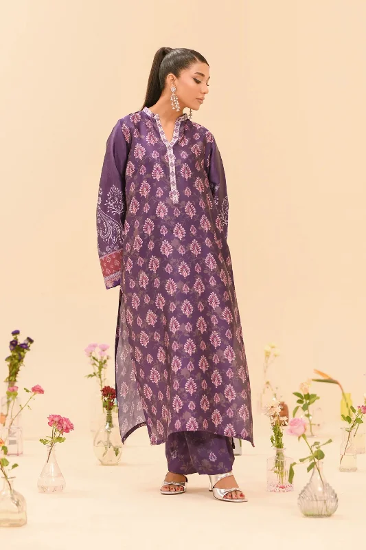 Purple 2pc Readymade Silk Suit Stretchy unclassified dresses