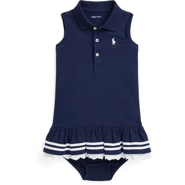 Ralph Lauren Baby Girl Dress Refined Navy Best-selling unclassified dresses