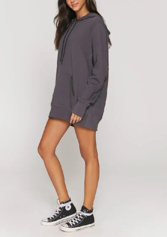 Spiritual Gangster Pull Over Hoodie Dress High-low unclassified dresses