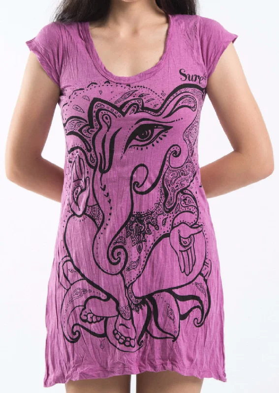 Sure Design Women's Cute Ganesha Dress Pink Graduation unclassified dresses