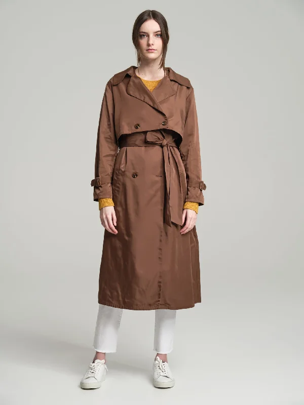 Versatile 2 in 1 connect trenchcoat Minimalist unclassified dresses