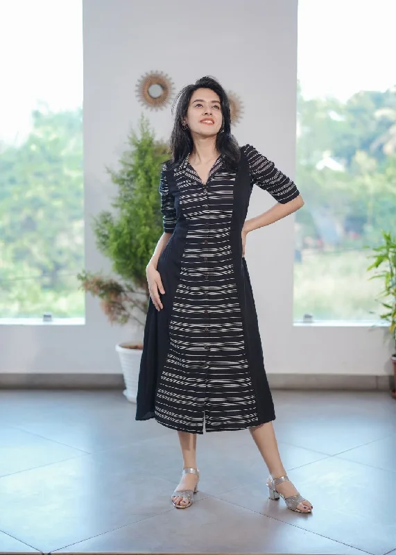 Elegant Streak Printed unclassified dresses