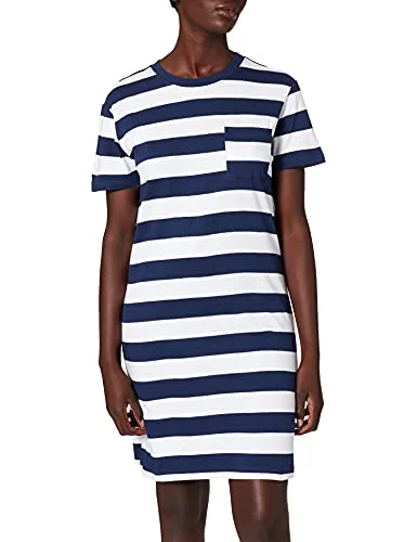 Women's Ladies Stripe Boxy Tee Dress | Original Brand Sexy unclassified dresses