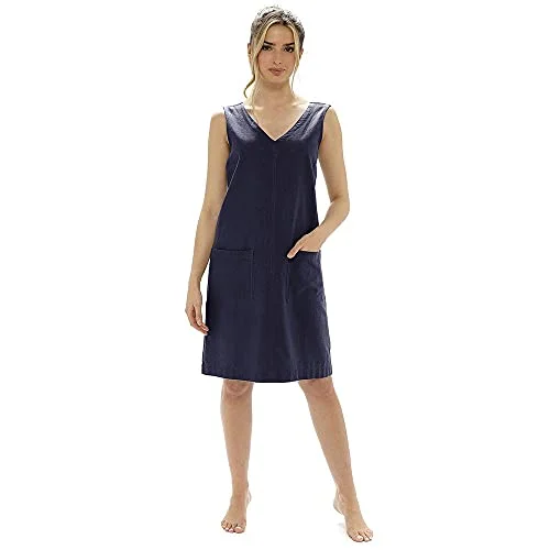 Women's Linen Blend Shift Dress A-line unclassified dresses