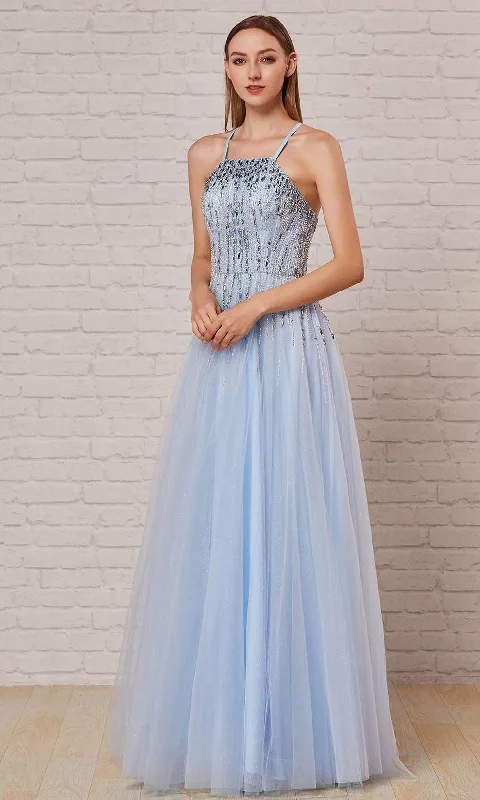 J'Adore Dresses - J18035 Spaghetti Strap Tulle Evening Gown Tulle Ball Gown