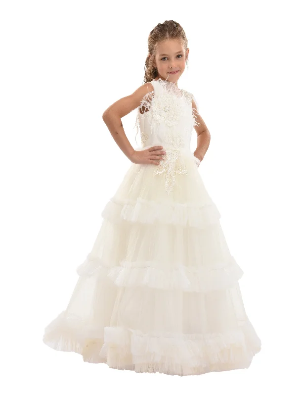 Off White Jasmine Tulle Dress Tulle Dress Charm