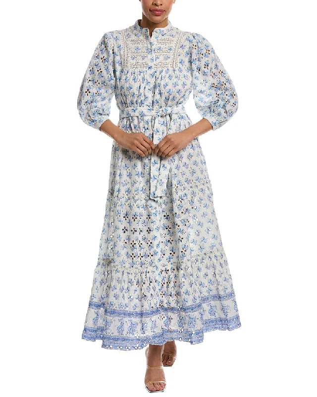 Hemant & Nandita Belted Shirtdress Flowy Shirt Dress