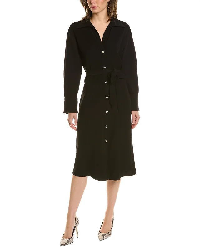 Vince Belted Shirtdress Boho Shirt Dress