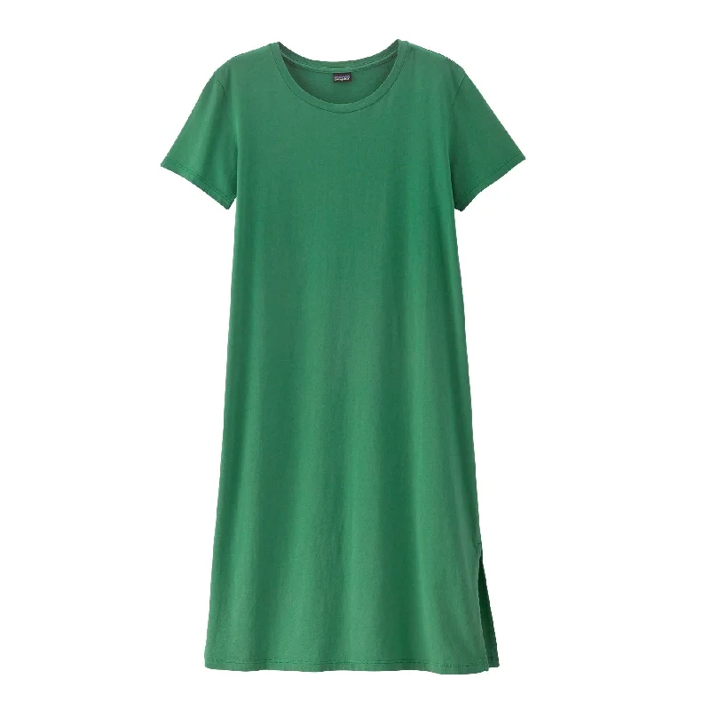 Women's Regenerative Organic Certified® Cotton T-Shirt Dress Belted Button Dress